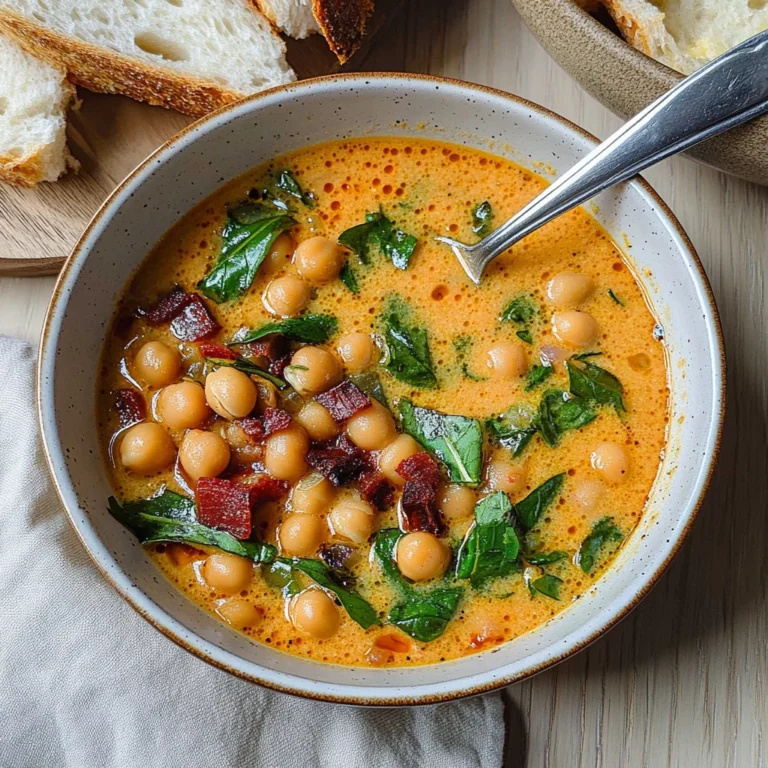 Tuscan Garbanzo Bean Soup Recipe
