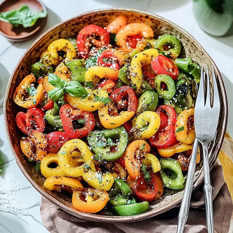 Viral TikTok Cucumber & Bell Pepper Salad Recipe
