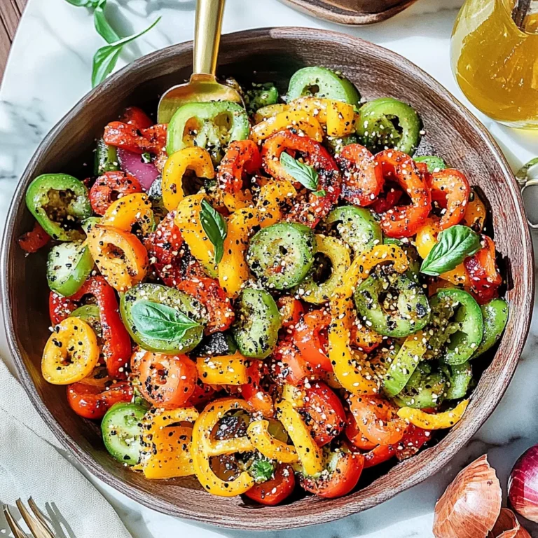Viral TikTok Cucumber & Bell Pepper Salad Recipe