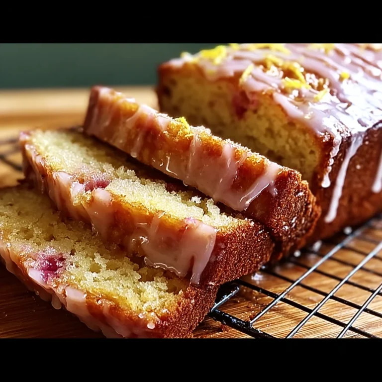 Lemon Rhubarb Sunshine Loaf Recipe