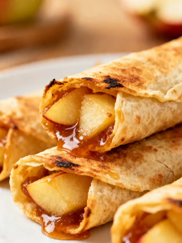 Easy Air Fryer Apple Pie Taquitos Recipe
