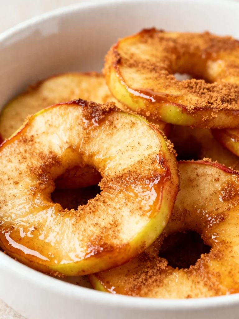 Air Fryer Cinnamon Apple Rings: 5-Min Easy Recipe