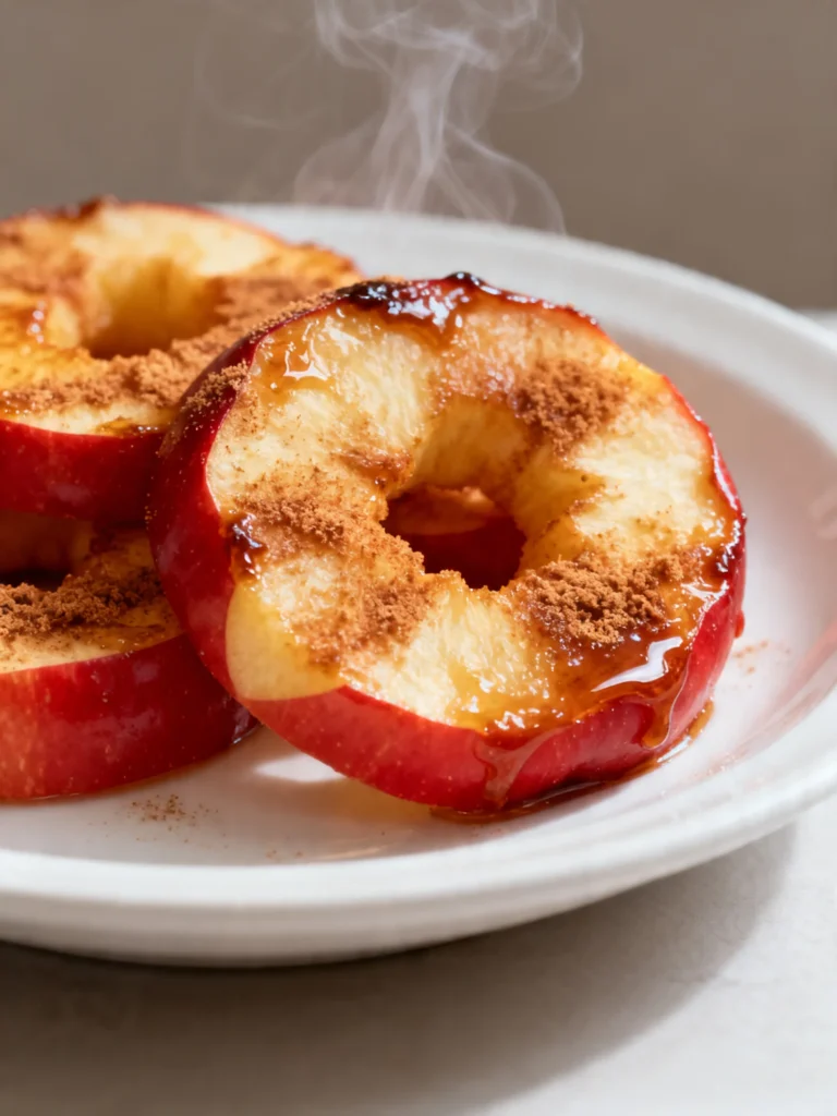 Air Fryer Cinnamon Apple Rings Easy Recipe