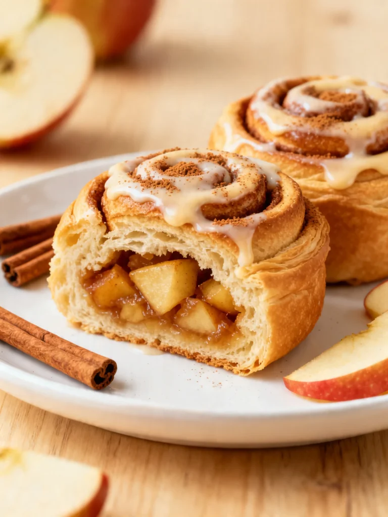 Apple Cinnamon Rolls With Apple Pie Filling Recipe