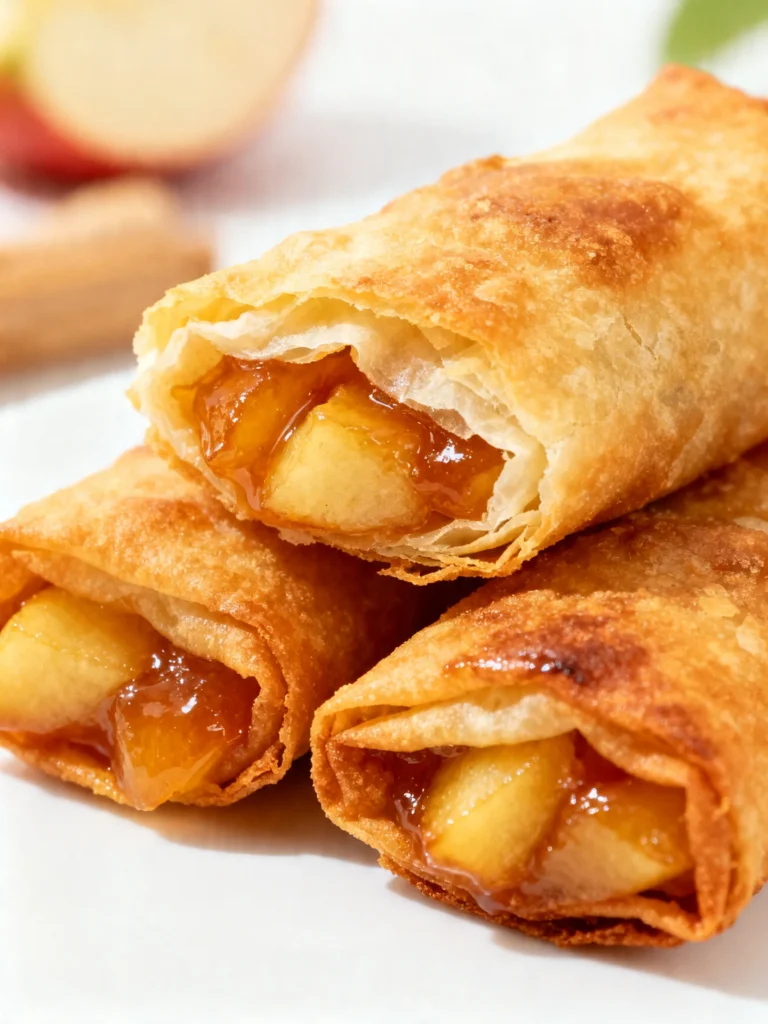 Apple Pie Egg Rolls Recipe
