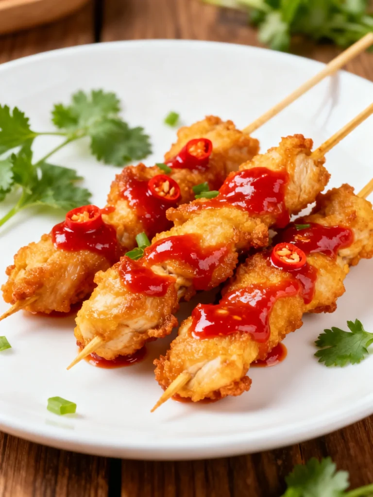Bang Bang Chicken Skewers Recipe