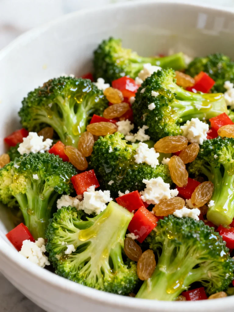Refreshing Broccoli Salad With Apples and Cranberries Recipe