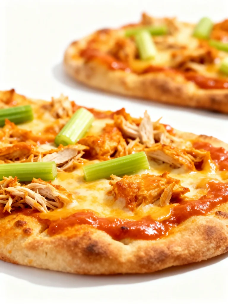 Buffalo Chicken Flatbread Recipe
