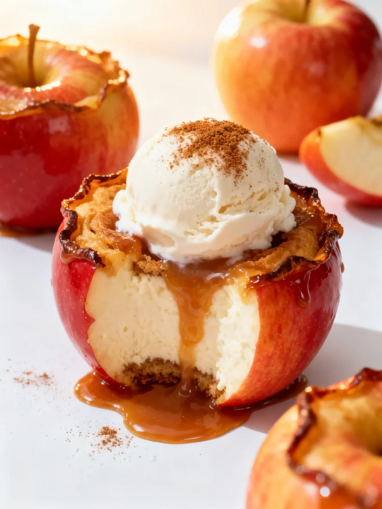Cheesecake Stuffed Apples Recipe
