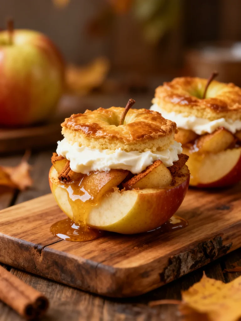 Cheesecake Stuffed Apples Recipe