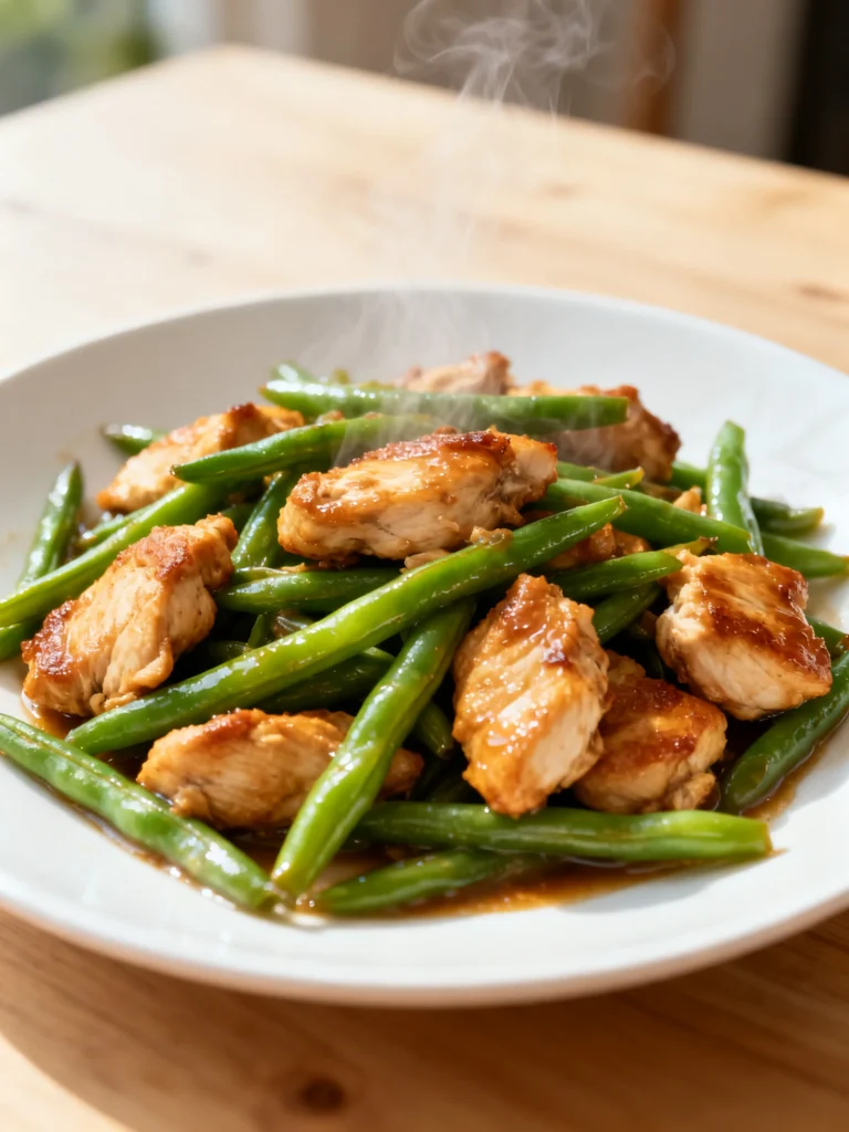 Chicken and Green Bean Stir Fry Recipe