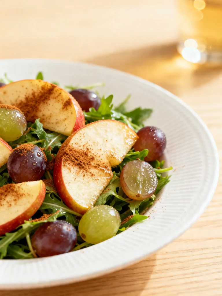 Cinnamon Apple Grape Salad Recipe