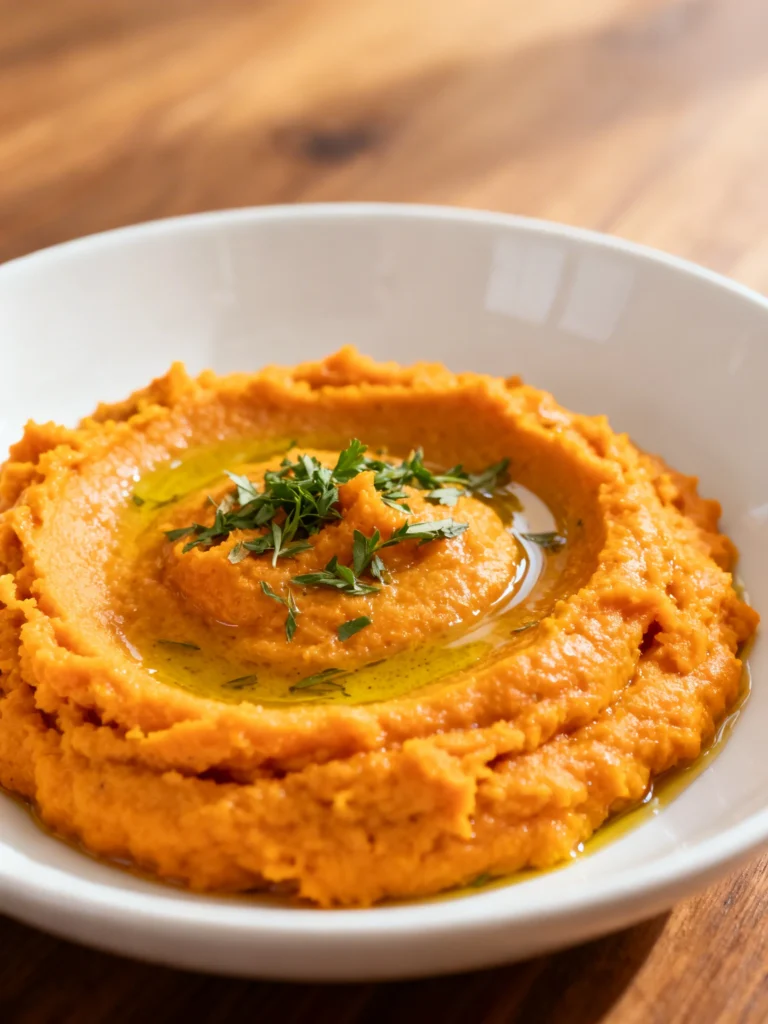 Savory Mashed Sweet Potatoes With Sour Cream Recipe