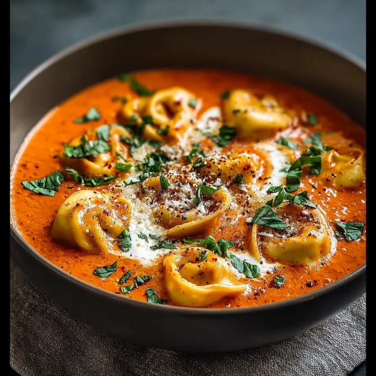 Creamy Tomato Tortellini Soup Recipe