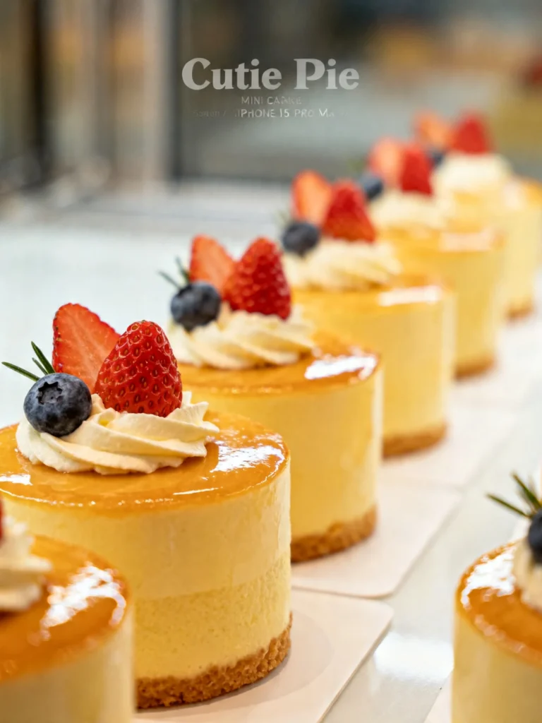 Cutie Pie Mini Cakes Recipe