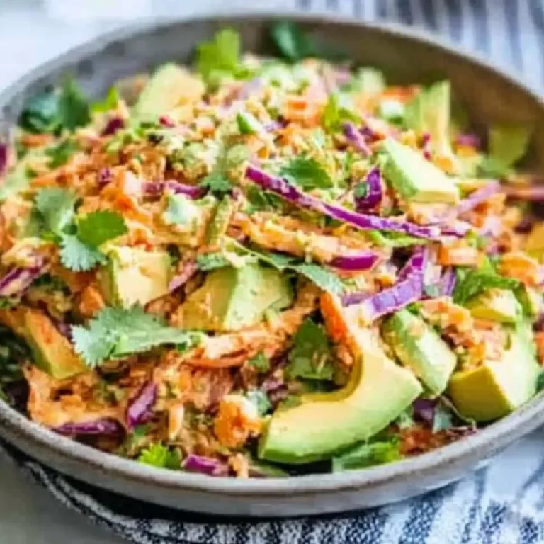 Shredded Thai Salad with Avocado Recipe
