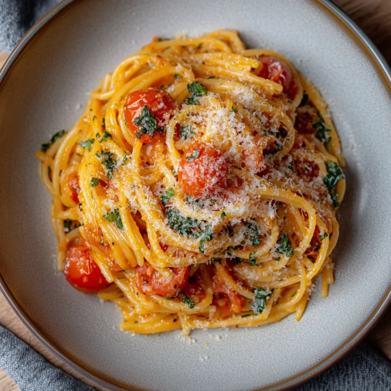 5-Ingredient Easy Cherry Tomato Pasta Recipe