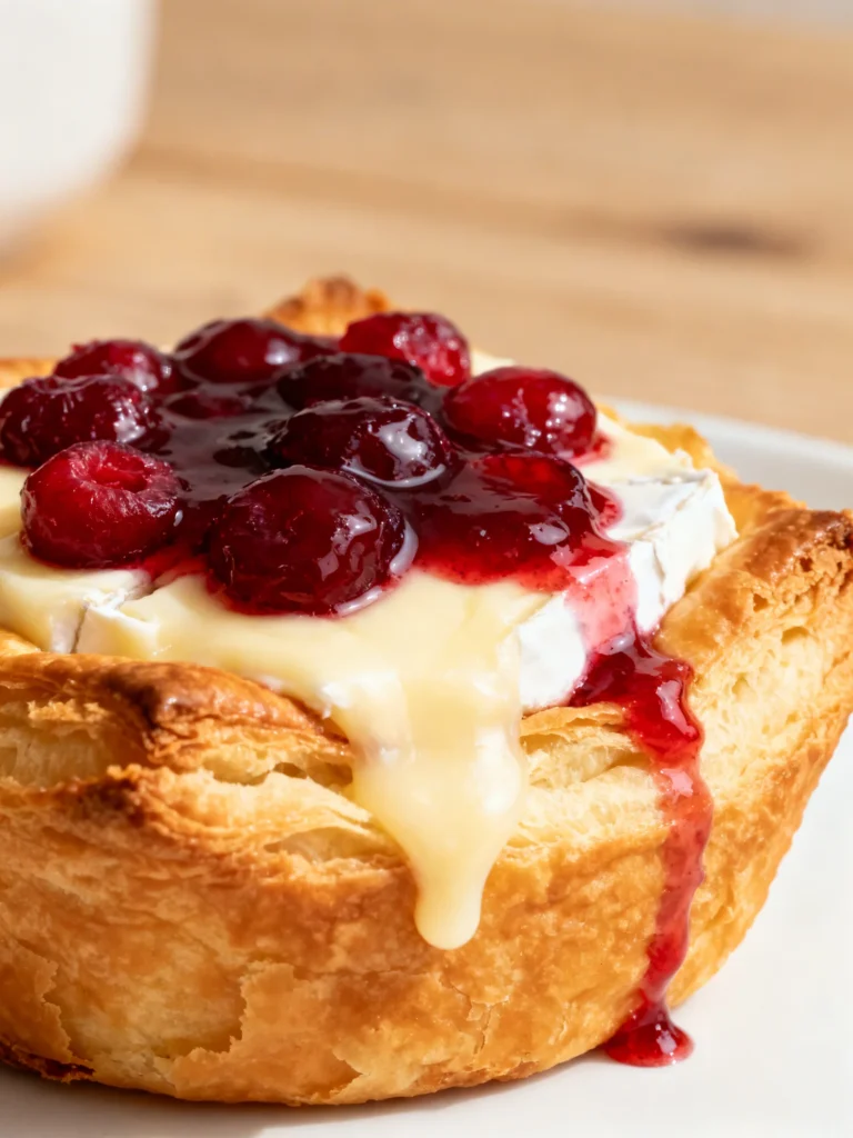 Easy Cranberry Brie Bites Recipe