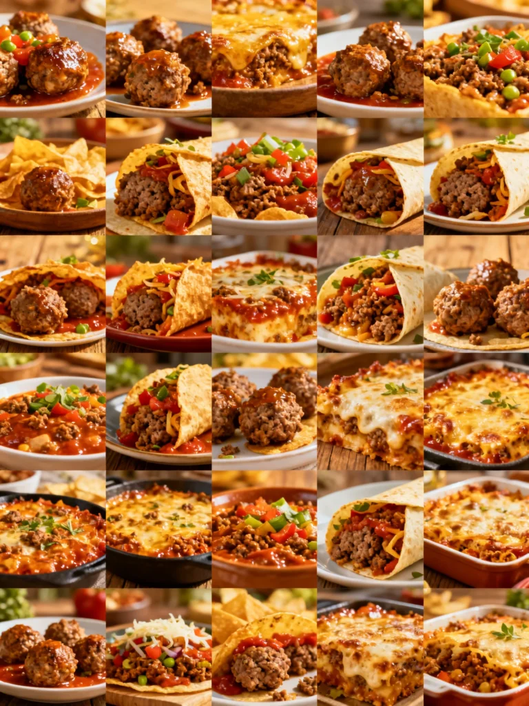 30+ Delicious and Easy Ground Beef Recipes