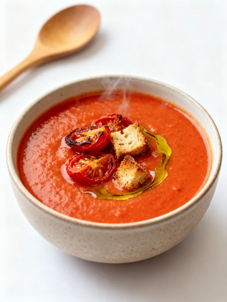 Easy Homemade Roasted Tomato Soup Recipe