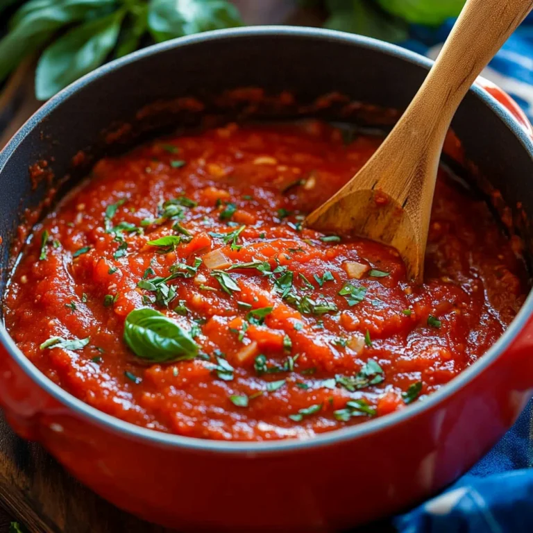 Homemade Marinara Sauce Recipe