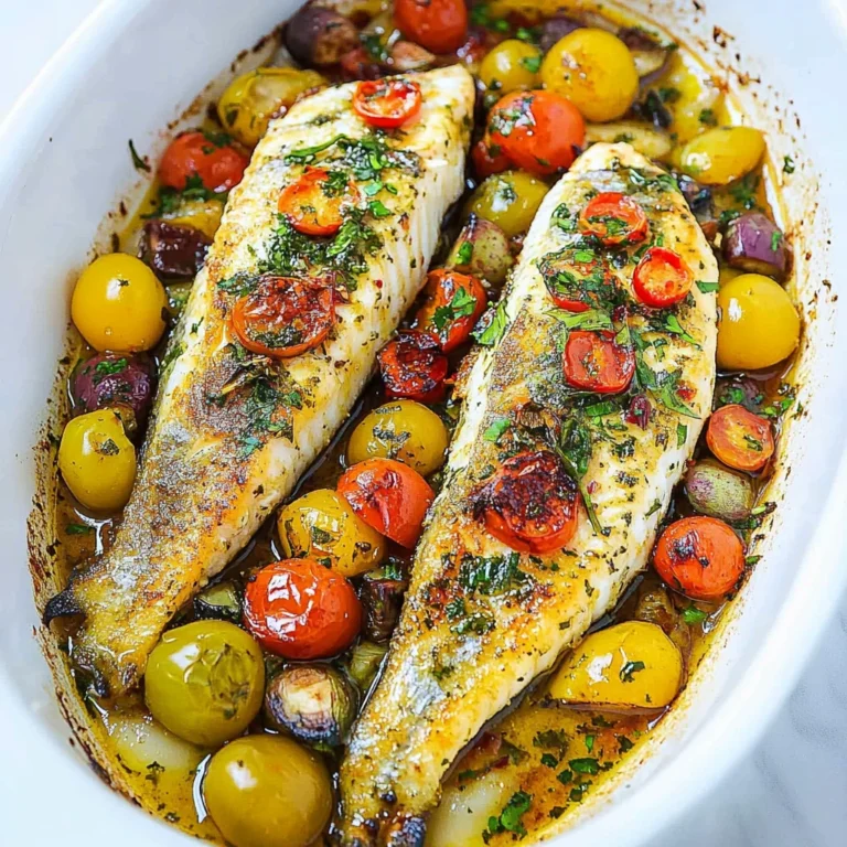 Easy Mediterranean Baked Fish Recipe