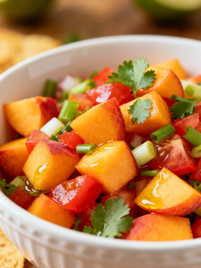 Fresh Peach Salsa Recipe
