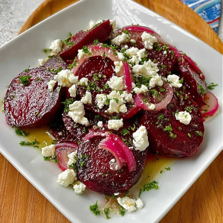 Greek Beet Salad (Patzarosalata) Recipe
