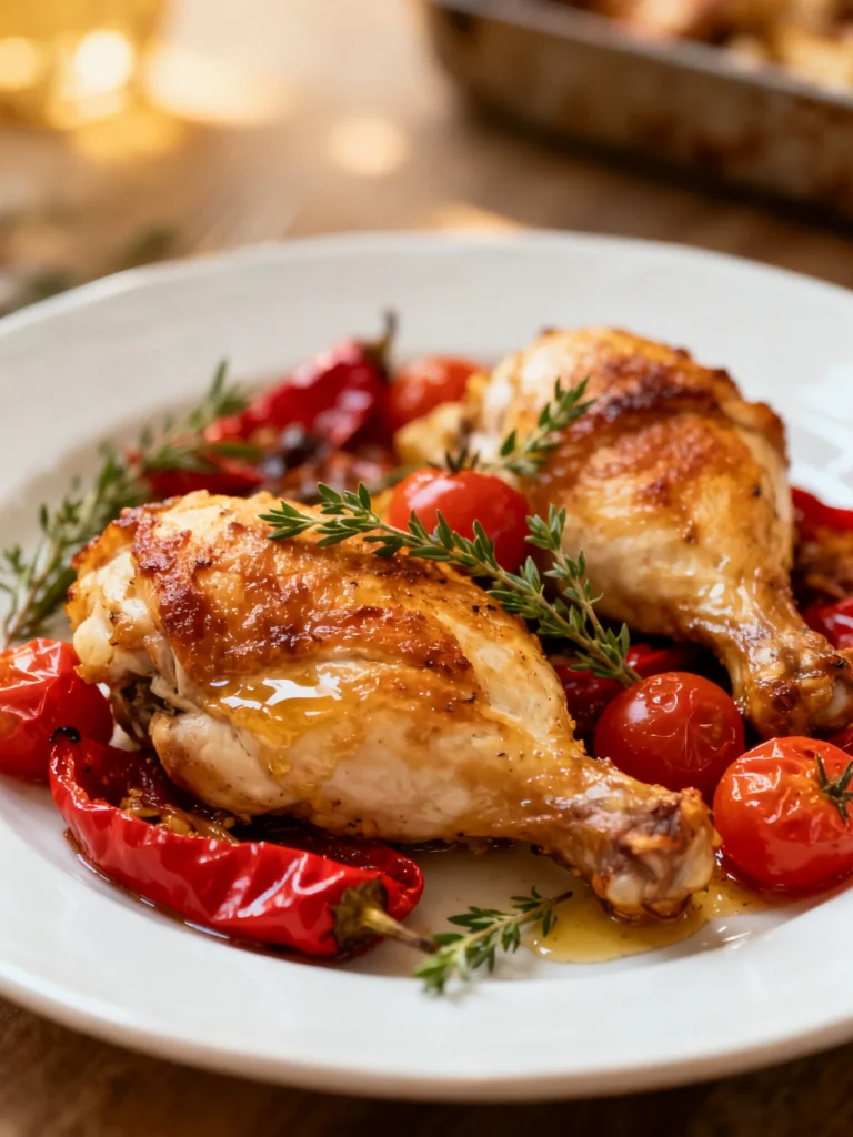 Greek Sheet Pan Chicken and Veggies Recipe
