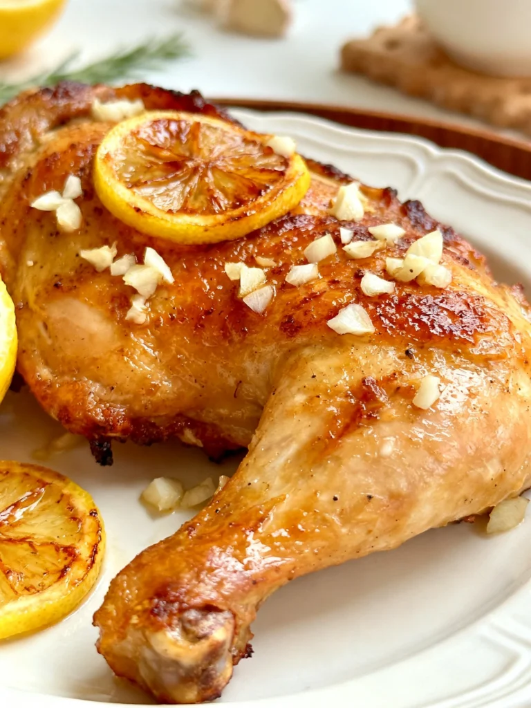 Grilled Chicken Breasts with Lemon Garlic Recipe