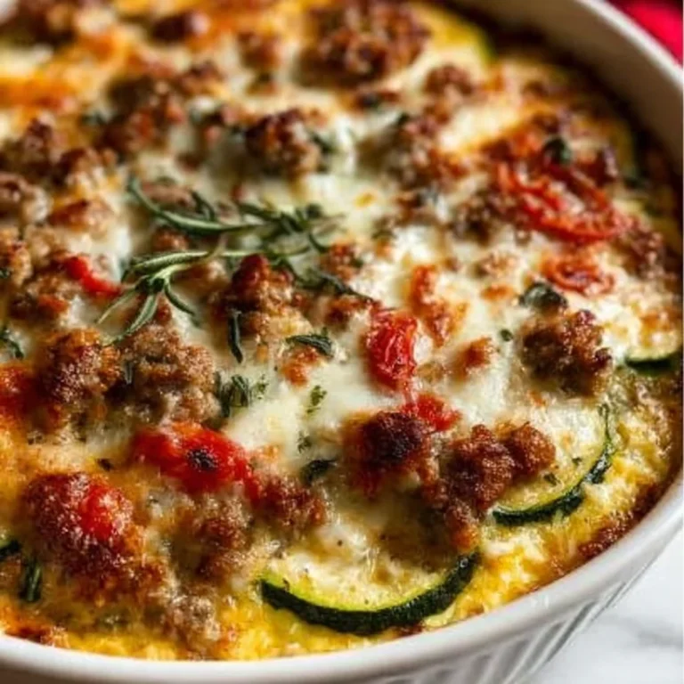 Ground Turkey Zucchini Casserole Recipe
