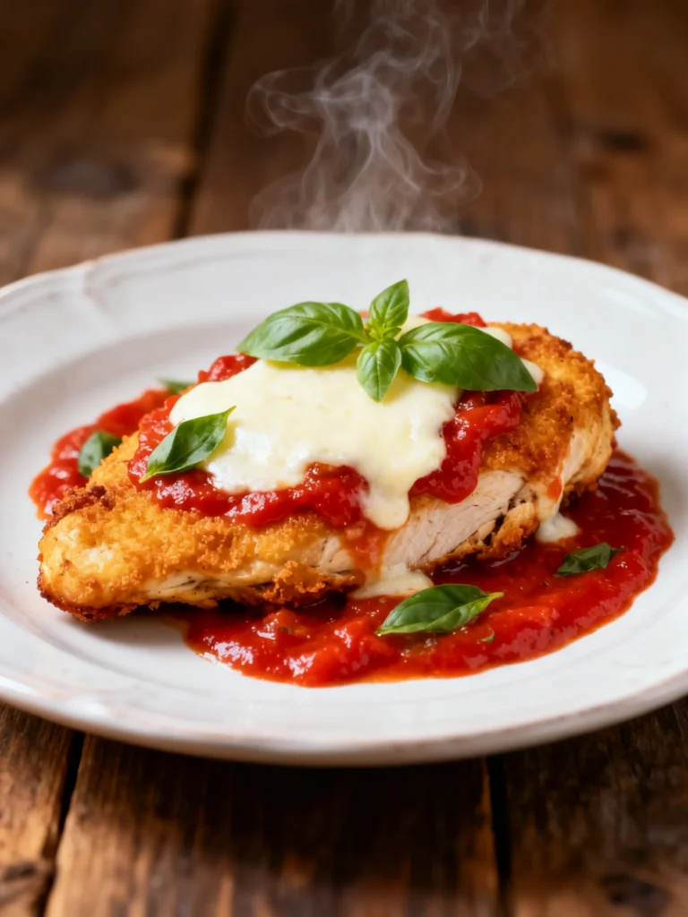 Healthy Chicken Parmesan with Vegetables Recipe
