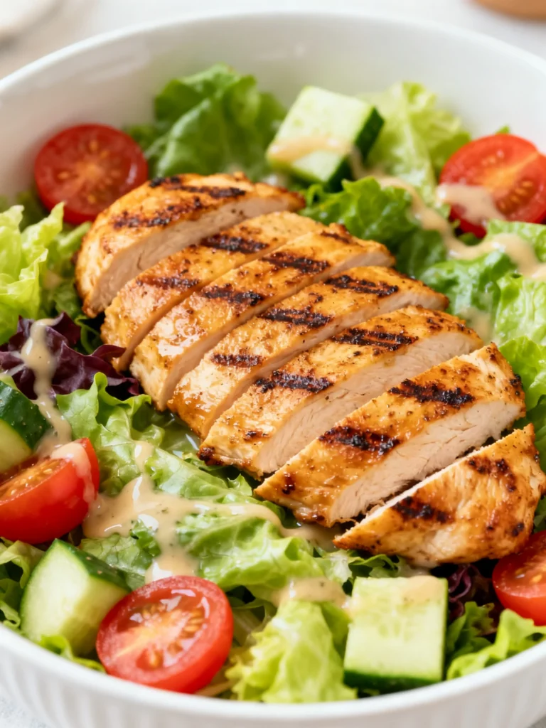Grilled Chicken Cobb Salad with Honey Dijon