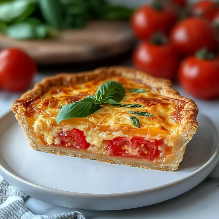Healthy Southern Tomato Pie Recipe