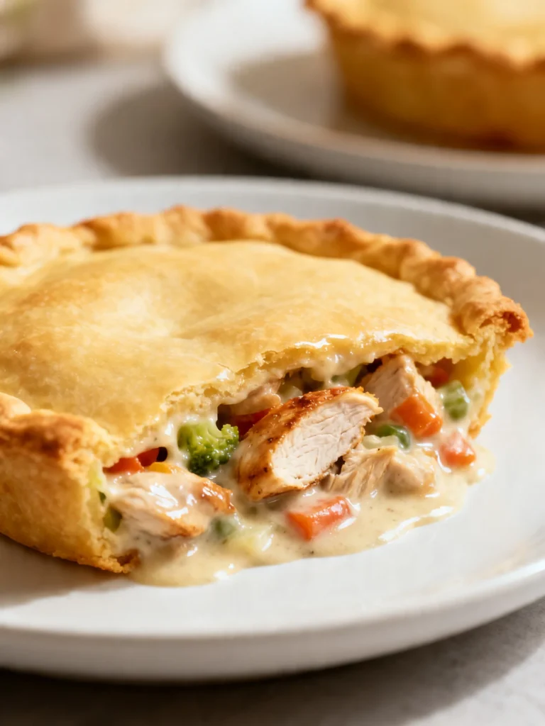 Crustless Chicken Pot Pie Recipe Easy