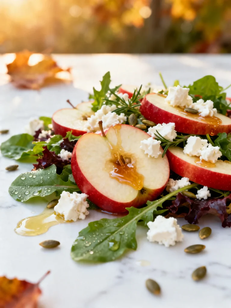 5 Fall Flavors: Honeycrisp Apple Feta Salad Recipe