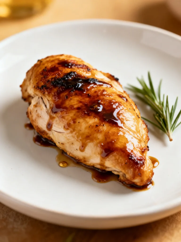 Balsamic Baked Chicken Breast Recipe