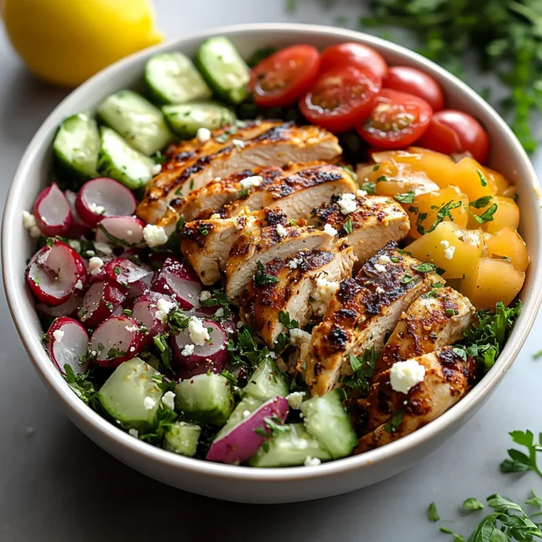 Low-Carb Greek Chicken Bowls Recipe