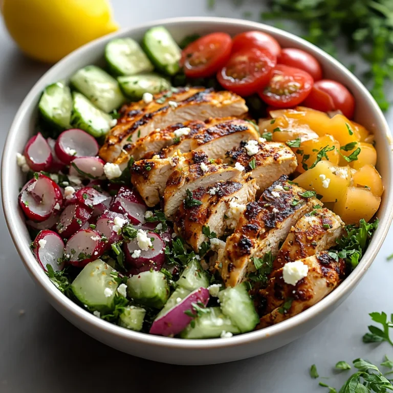 Low-Carb Greek Chicken Bowls Recipe