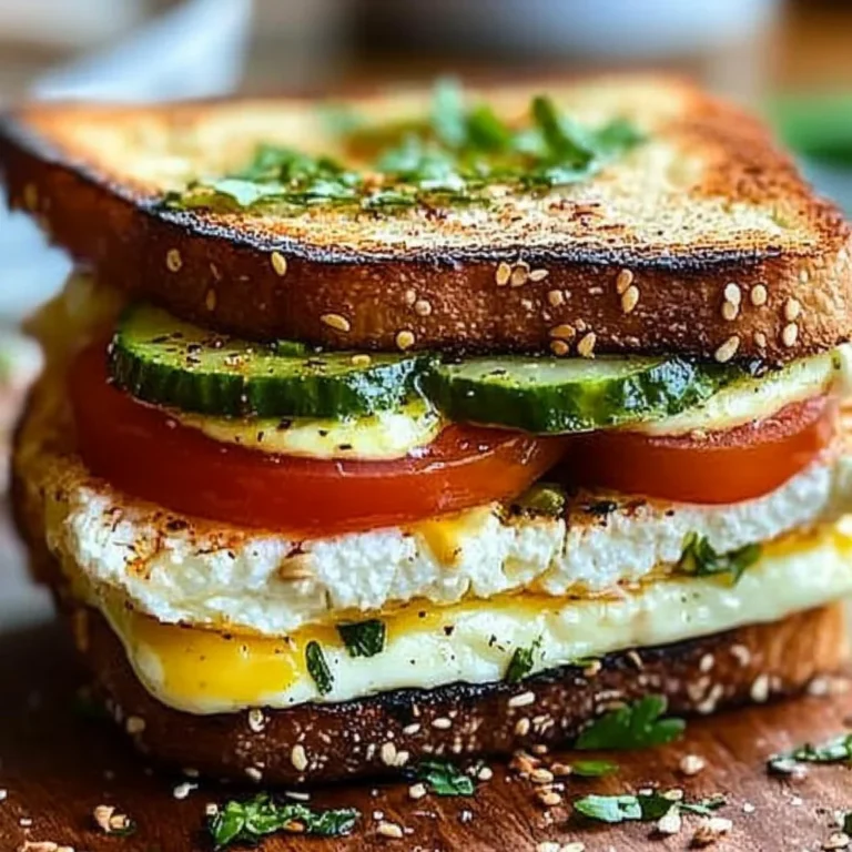 Mediterranean Breakfast Sandwich Recipe