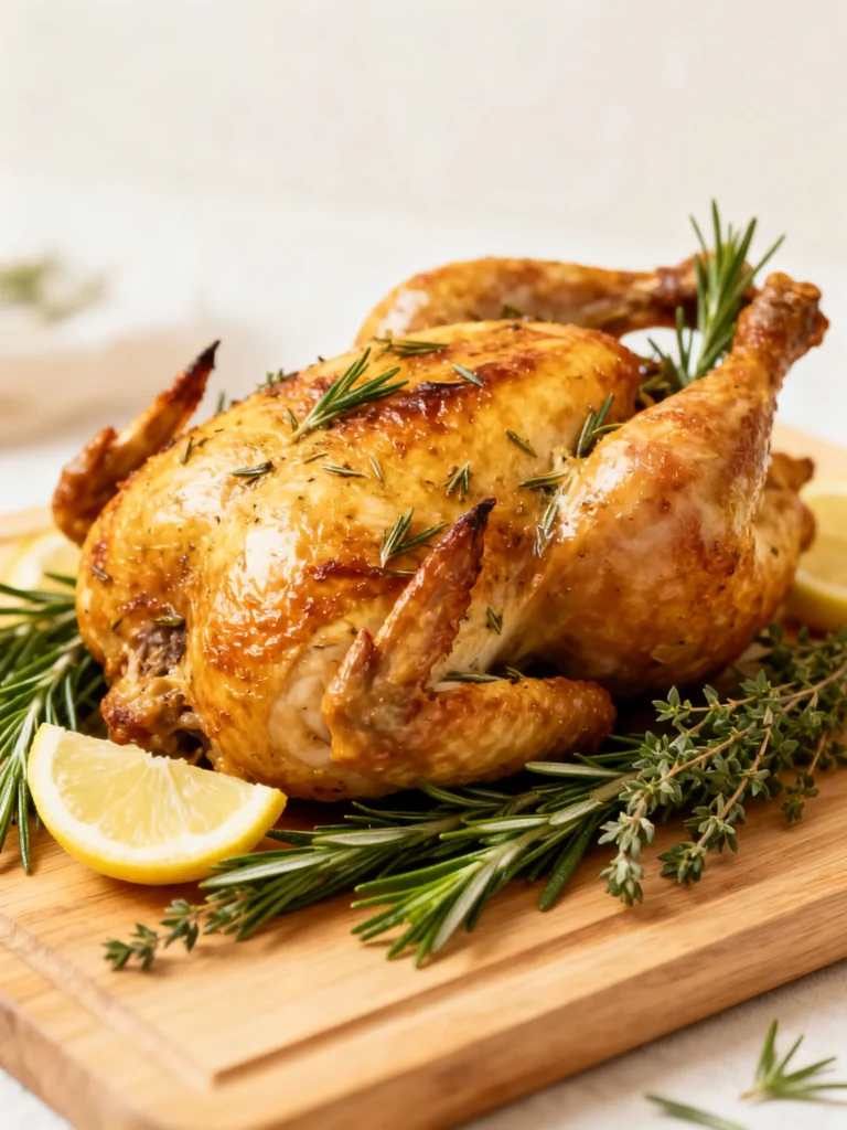 One Pan Herb Roasted Vegetables & Chicken Recipe