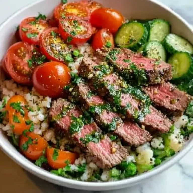 Mediterranean Steak Bowls Recipe