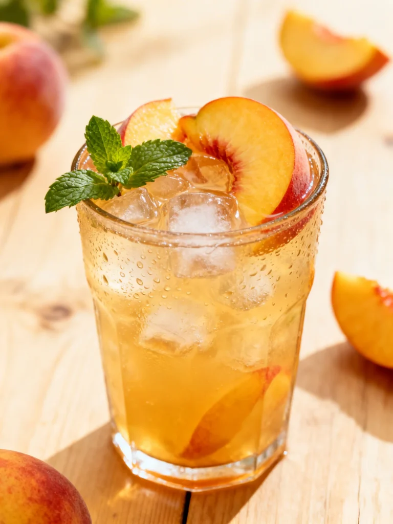 Peach Lemonade Recipe – Easy, Fruity, and Refreshing