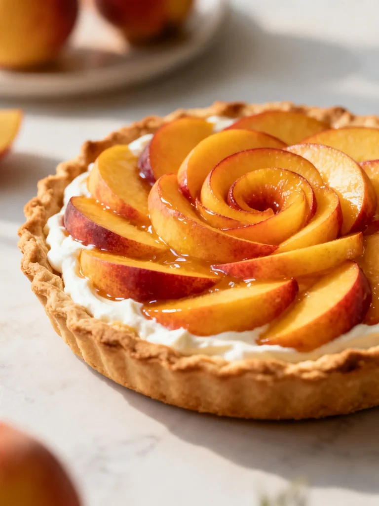 Peaches and Cream Pie Recipe