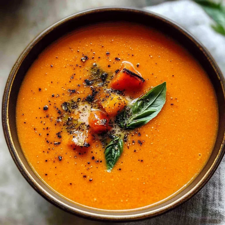 Perfect Roasted Tomato Basil Soup Recipe