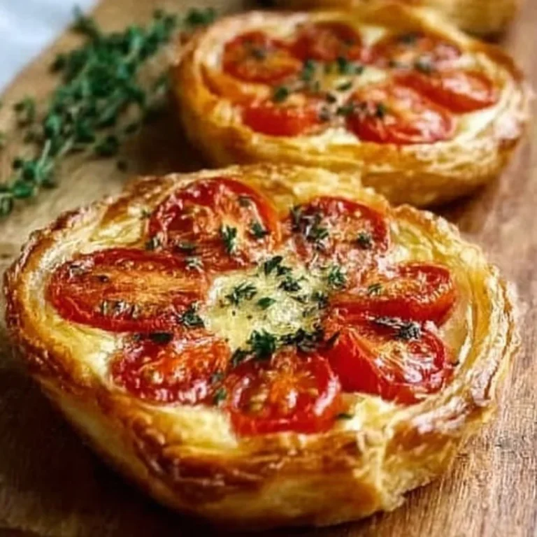 Puff Pastry Tomato Tarts Easy Recipe