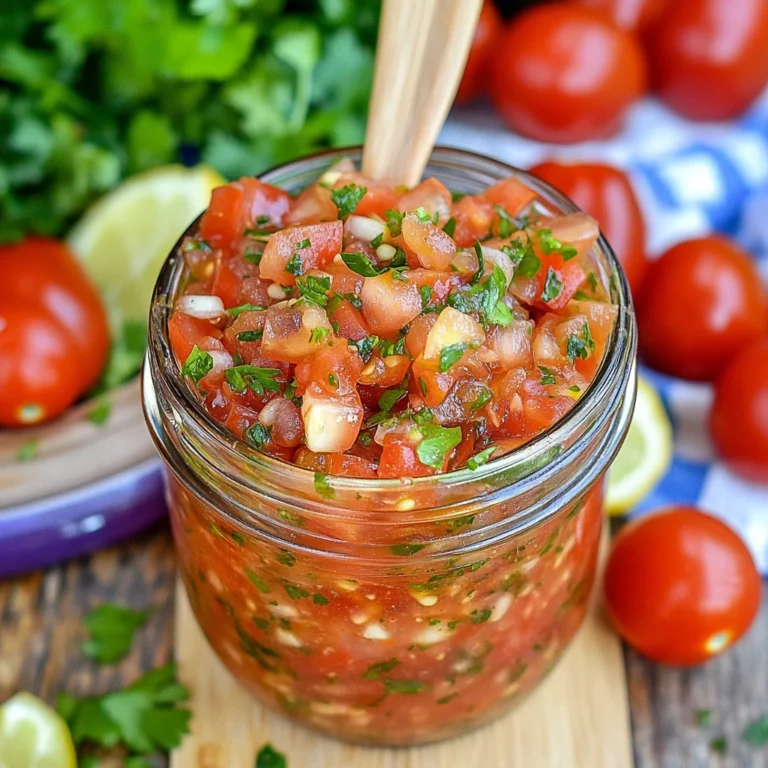Cherry Tomato Salsa Recipe