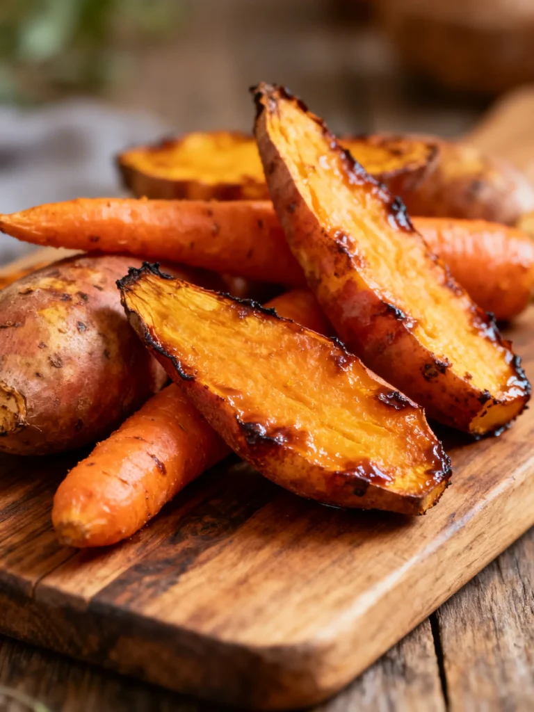 Easy Roasted Sweet Potatoes & Carrots Recipe