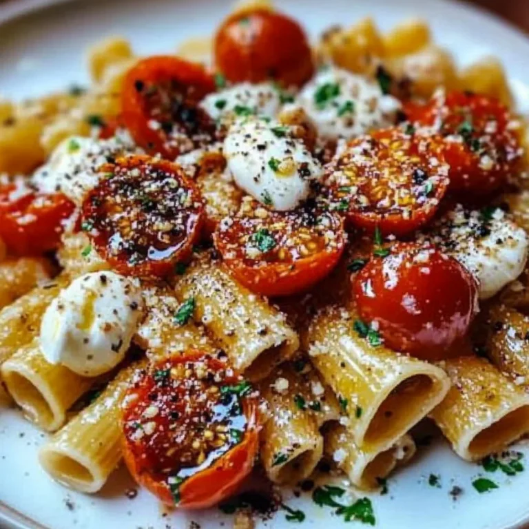 Roasted Tomato Garlic Pasta Recipe