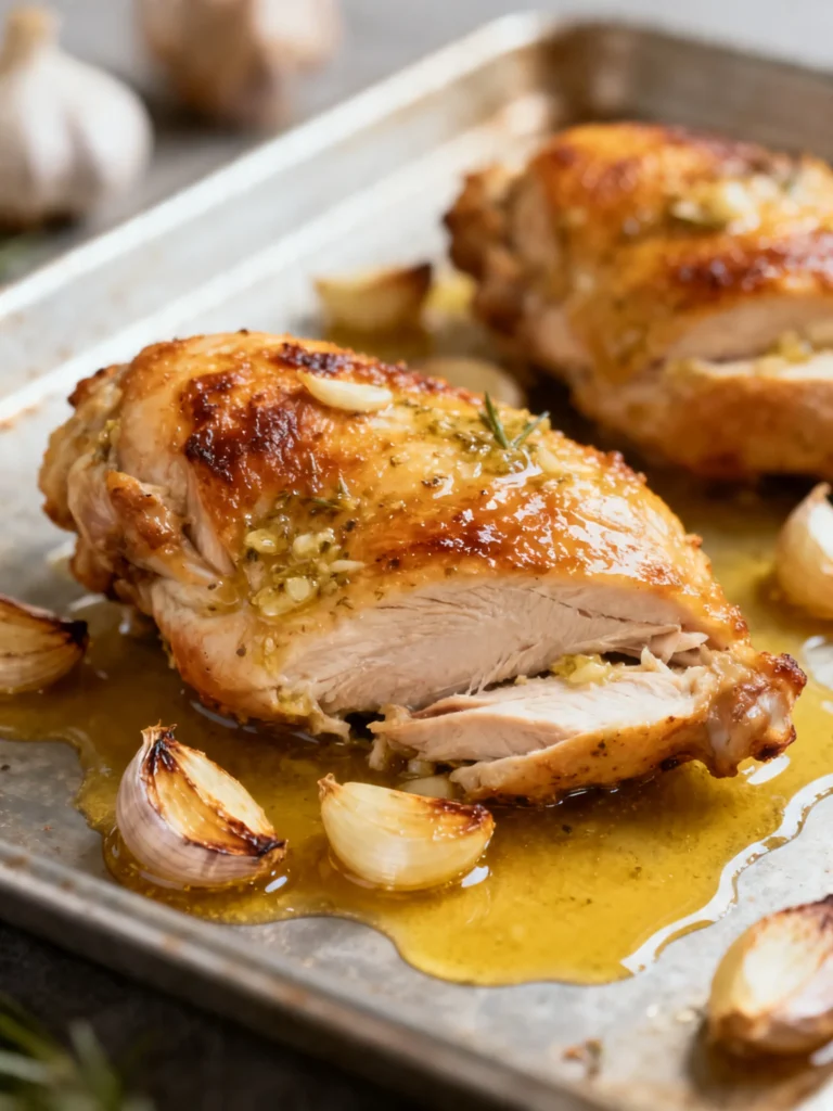 Sheet Pan Garlic Butter Chicken and Veggies Recipe